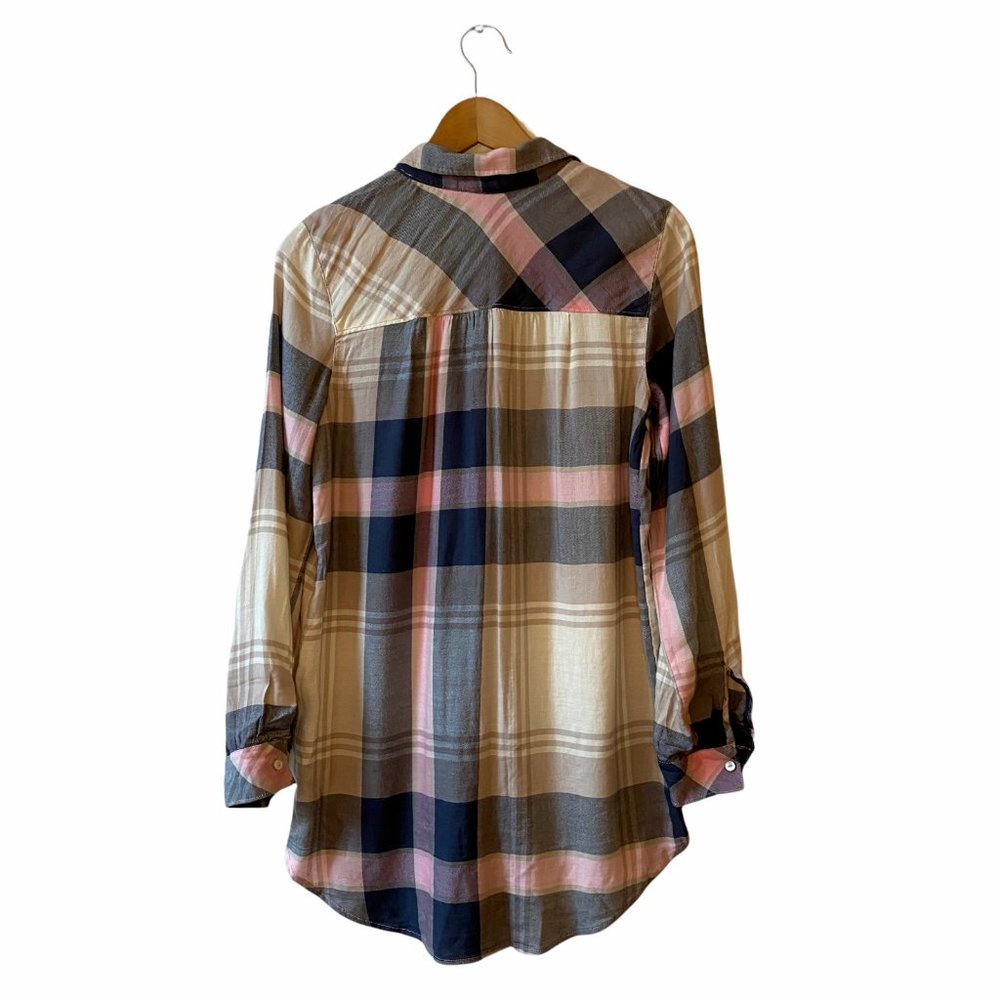 Aerie | NWT Plaid Long Sleeve Button Down - Picture 4 of 8